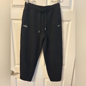 Nike Black Sherpa Jogger Track Pants